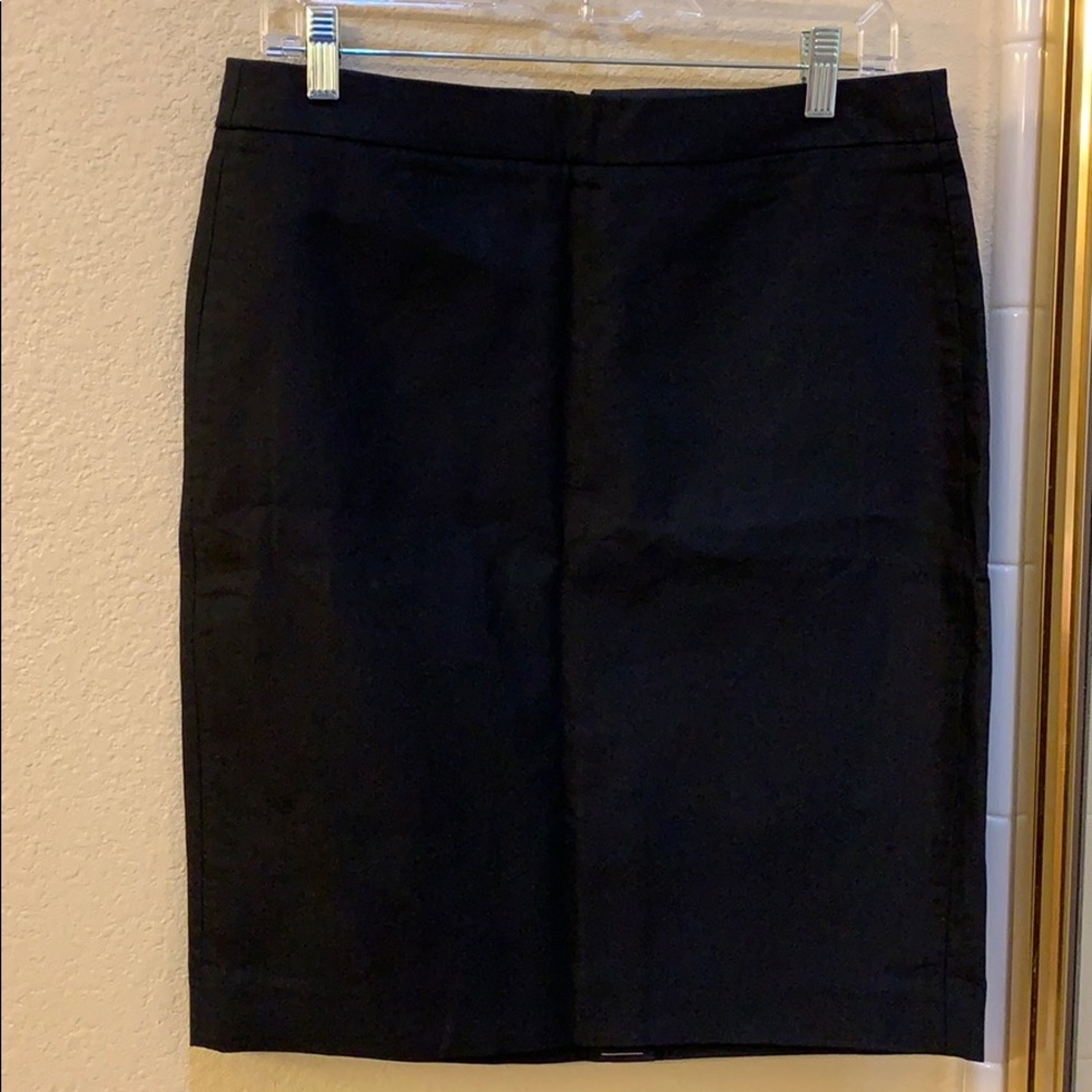 Brand new J.Crew black pencil skirt